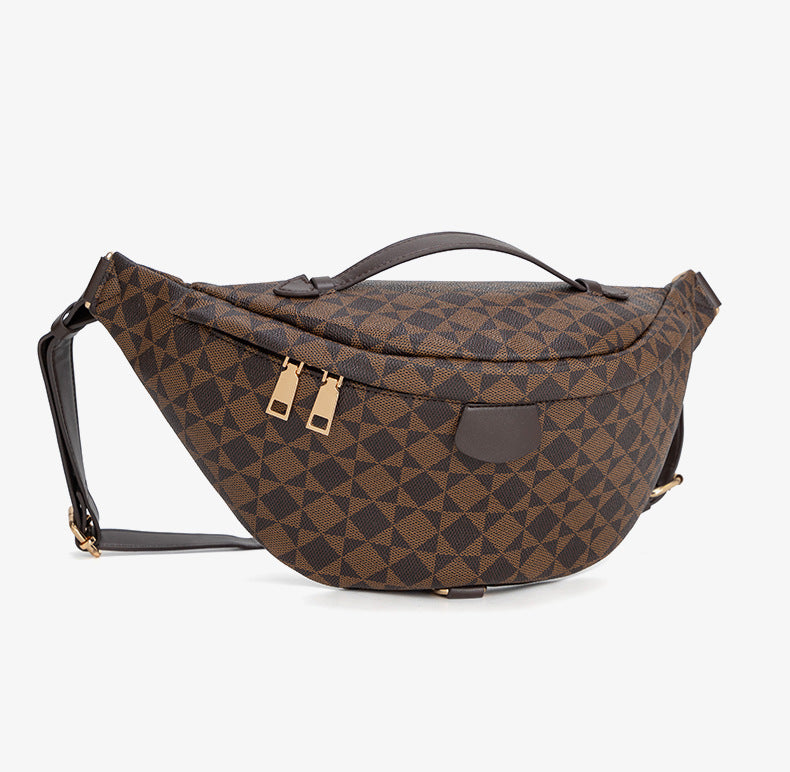 Wear-Resistant Waist Bag for Construction Site Work for Men and Women 2025 Spring and Summer New European and American Casual Versatile Trendy Big-Name Outdoor Chest Bag