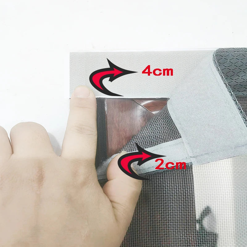 Mosquito and fly proof doors, mosquito nets, screen windows, door curtains, magnetic self-priming door curtains, no punching