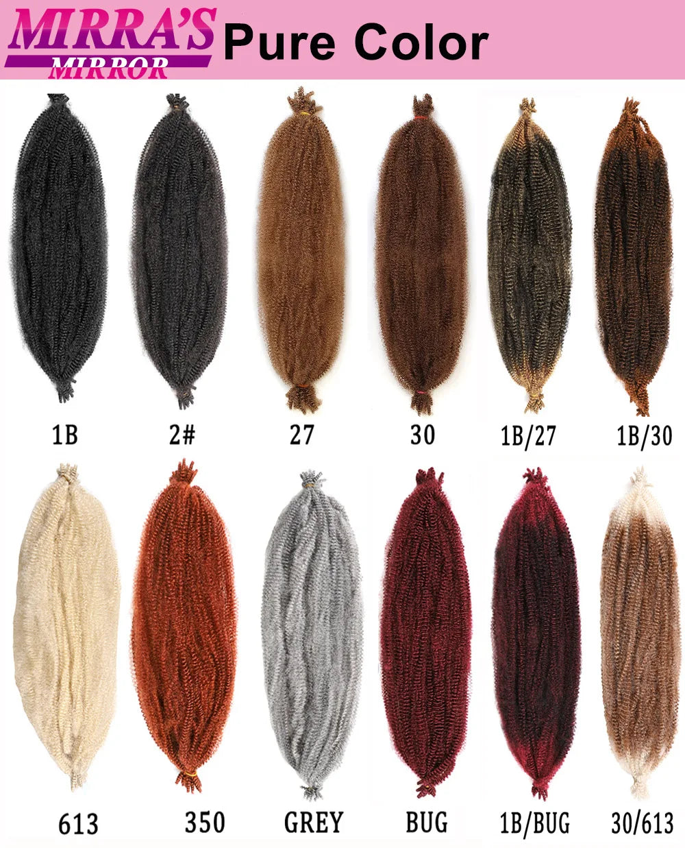 28Inch Kinky Twist Afro Crochet Braid Springy Twist Hair For Distressed Butterfly Locs Synthetic Marley Hair Extension For Women