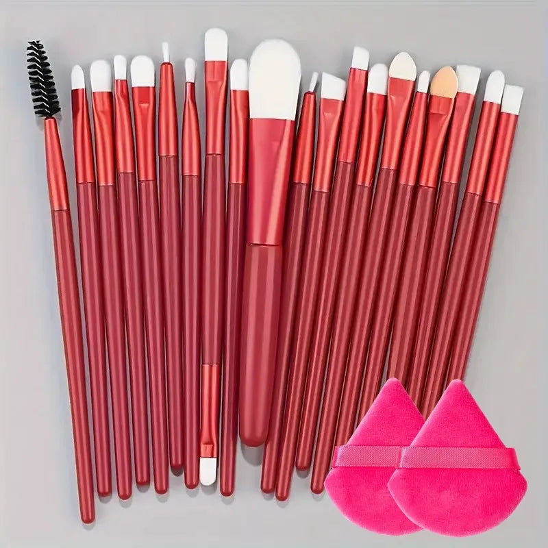 20Pcs Makeup Brush Set Eyeliner Brush Blending Brush Makeup Brushes for Cheeks Eye Cosmetic Foundation Brush Make Up Set 2035