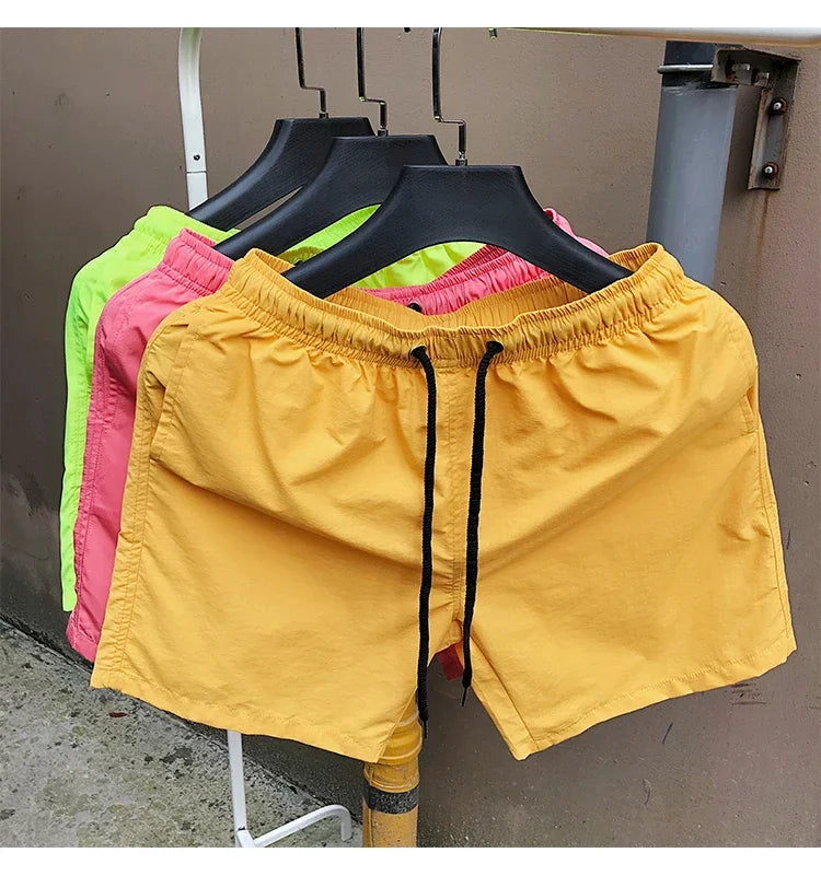 2025 Summer Men's Swimwear Swim Shorts Trunks Beach Board Shorts Swimming Pants Mens Running Sports Surffing Shorts Male M-5XL