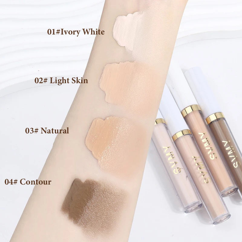 Waterproof Liquid Concealer Foundation Cream Full Coverage Acne Dark Circles Concealer Facial Corrector Contour Stick Makeup