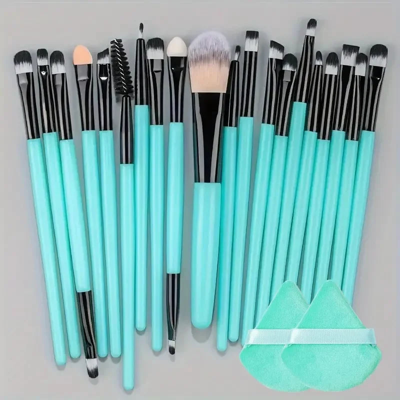 20Pcs Makeup Brush Set Eyeliner Brush Blending Brush Makeup Brushes for Cheeks Eye Cosmetic Foundation Brush Make Up Set 2035
