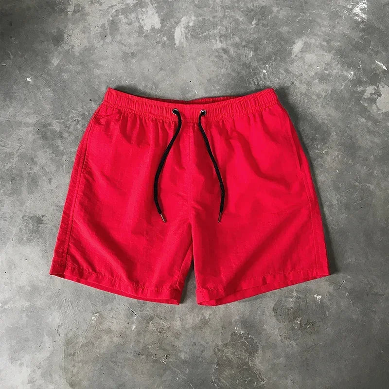 2025 Summer Men's Swimwear Swim Shorts Trunks Beach Board Shorts Swimming Pants Mens Running Sports Surffing Shorts Male M-5XL