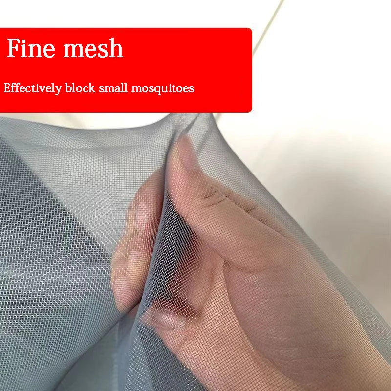Mosquito and fly proof doors, mosquito nets, screen windows, door curtains, magnetic self-priming door curtains, no punching