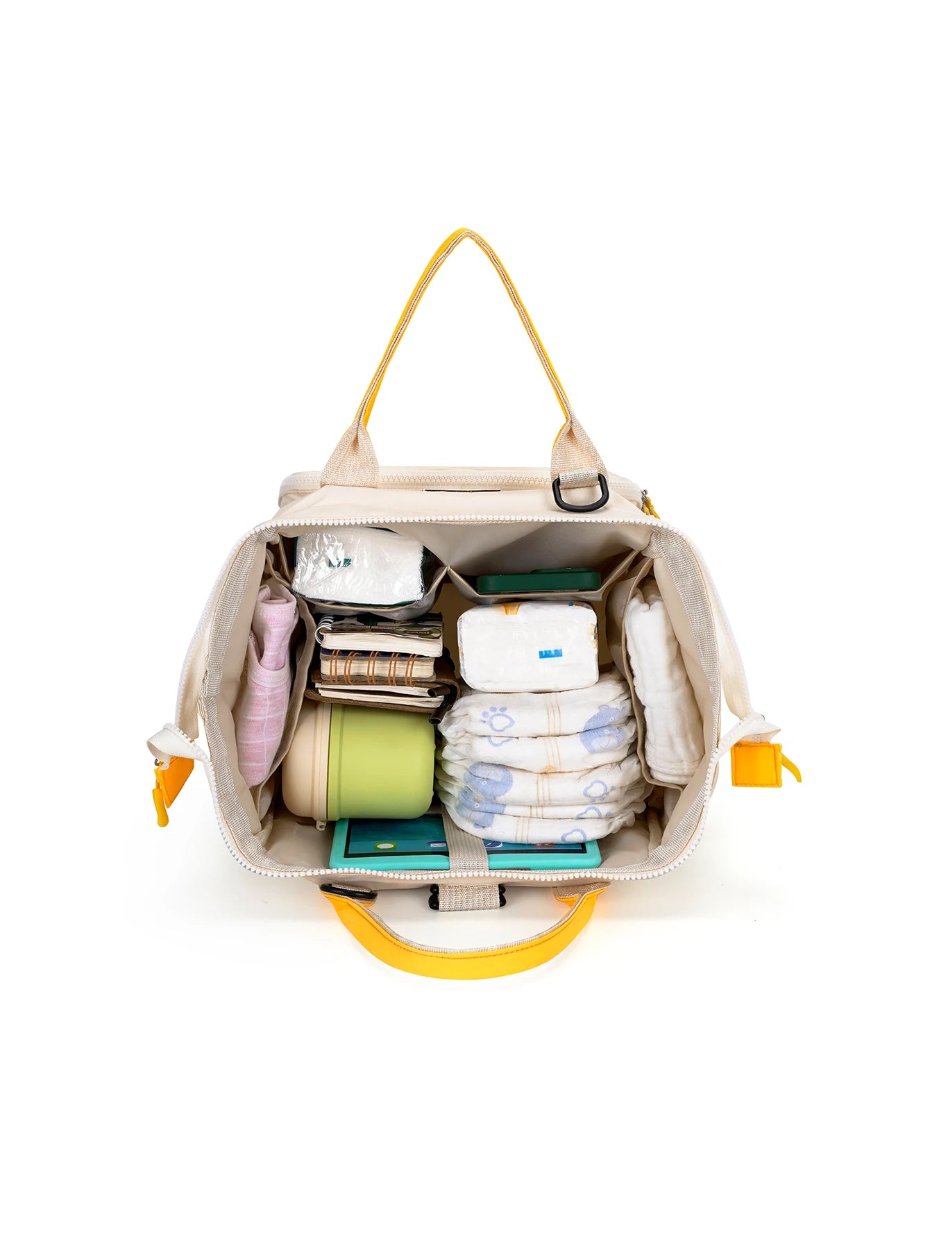 Single large-capacity baby bag, single shoulder crossbody bag, casual bag, dry and wet separation function, and bottle insulatio