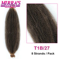28Inch Kinky Twist Afro Crochet Braid Springy Twist Hair For Distressed Butterfly Locs Synthetic Marley Hair Extension For Women