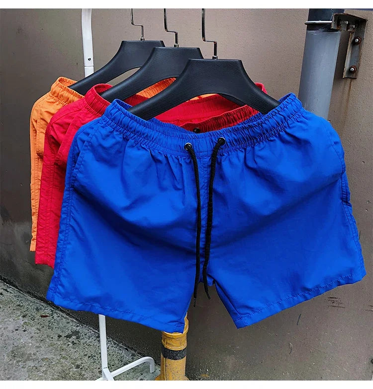 2025 Summer Men's Swimwear Swim Shorts Trunks Beach Board Shorts Swimming Pants Mens Running Sports Surffing Shorts Male M-5XL
