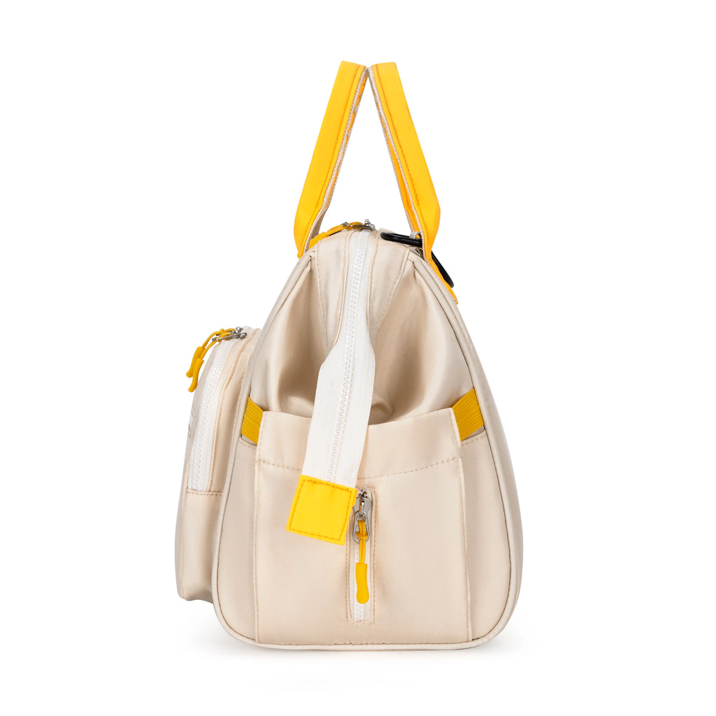 Single large-capacity baby bag, single shoulder crossbody bag, casual bag, dry and wet separation function, and bottle insulatio