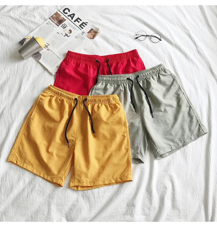 2025 Summer Men's Swimwear Swim Shorts Trunks Beach Board Shorts Swimming Pants Mens Running Sports Surffing Shorts Male M-5XL