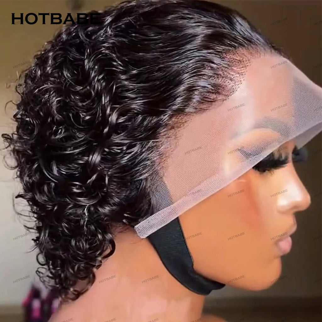 13x4 Human Hair Wigs For Women Brazilian 400 High Density Kinky Curly Glueless Wigs 13x6 HD Lace Frontal Wig 360 PrePlucked Lace