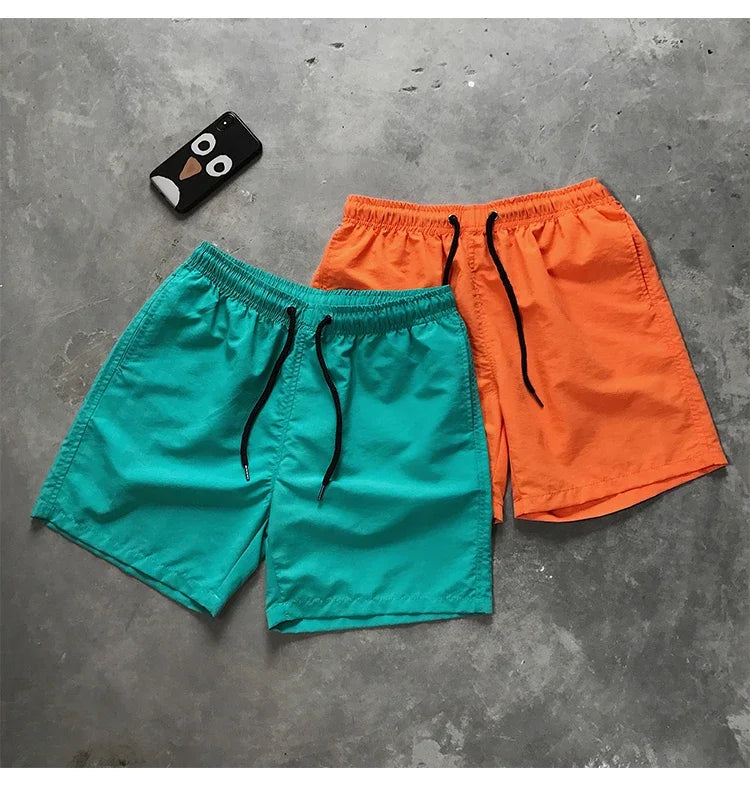 2025 Summer Men's Swimwear Swim Shorts Trunks Beach Board Shorts Swimming Pants Mens Running Sports Surffing Shorts Male M-5XL