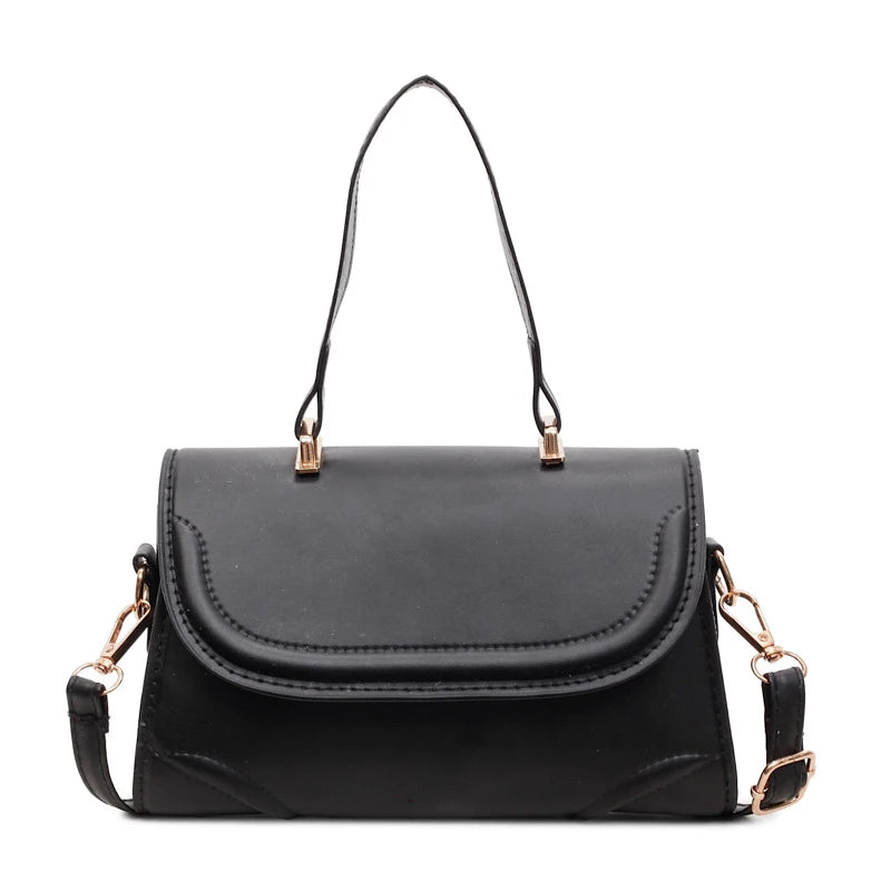 Handbag, niche vintage handbag, new fashion versatile crossbody single-shoulder small square bag, simple design