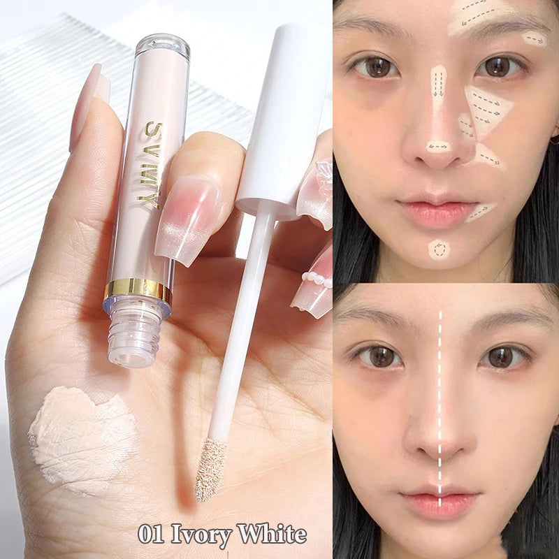 Waterproof Liquid Concealer Foundation Cream Full Coverage Acne Dark Circles Concealer Facial Corrector Contour Stick Makeup