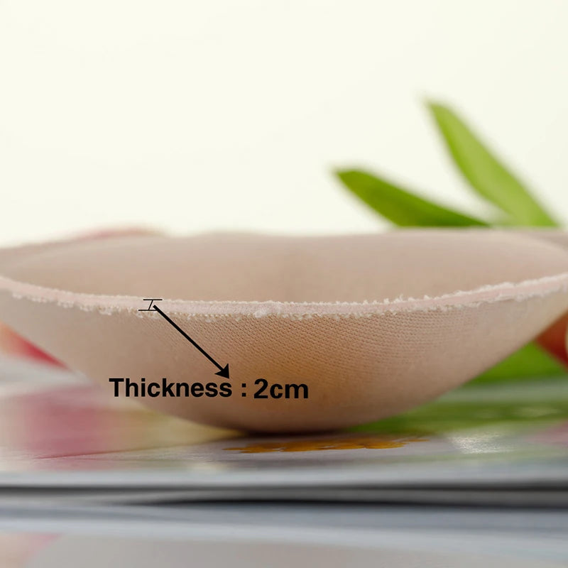 Thicken Sponge Bra Pads Push Up Breast Enhancer Removeable Bra Padding Inserts Cups For Swimsuit Bikini Padding Intimates