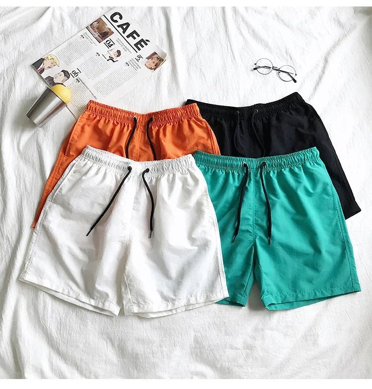 2025 Summer Men's Swimwear Swim Shorts Trunks Beach Board Shorts Swimming Pants Mens Running Sports Surffing Shorts Male M-5XL