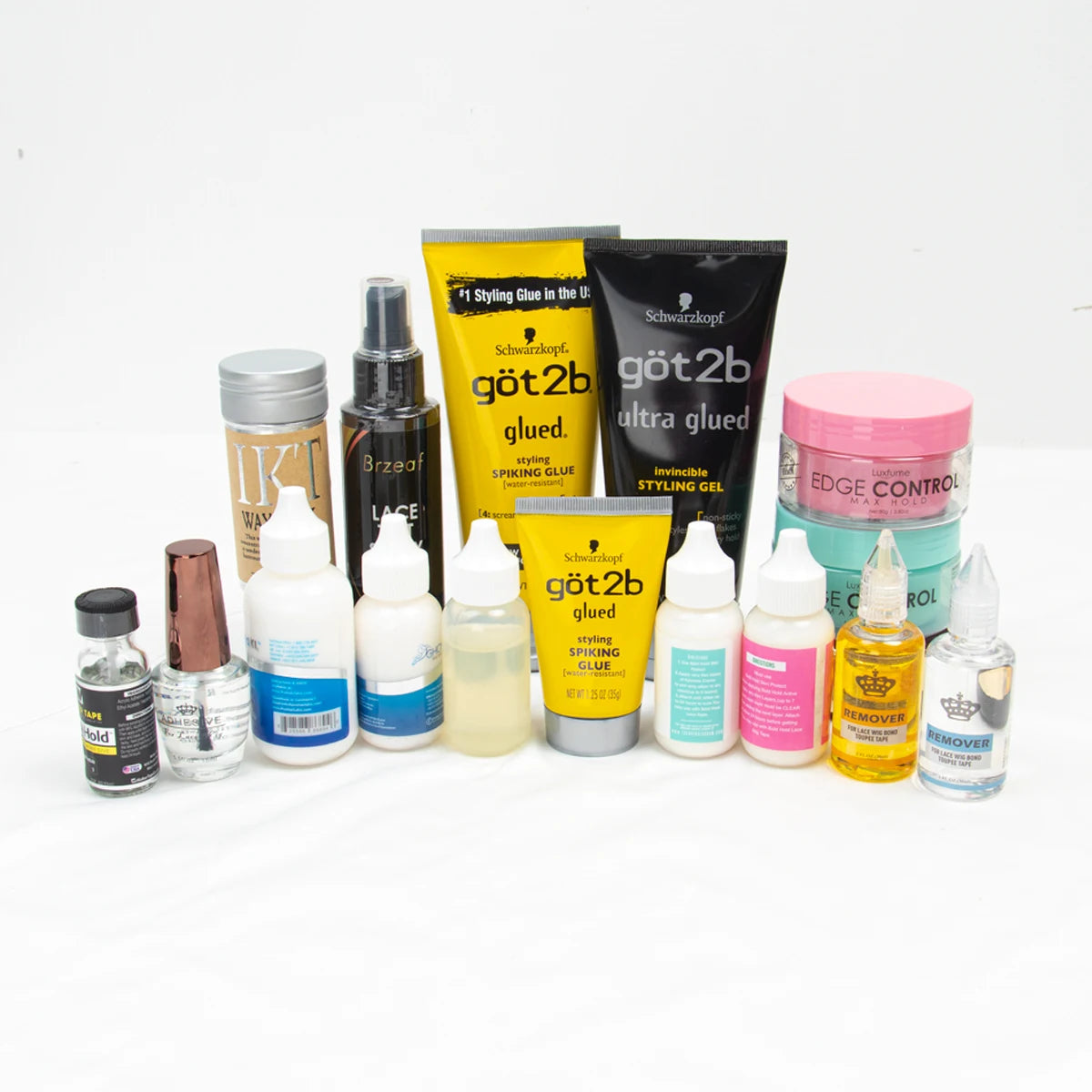 got 2b glued 35g Hair Gel got2b Glued got2b glued spray got2be freeze spray for wig adhesives dege control gel freeshipping 170g