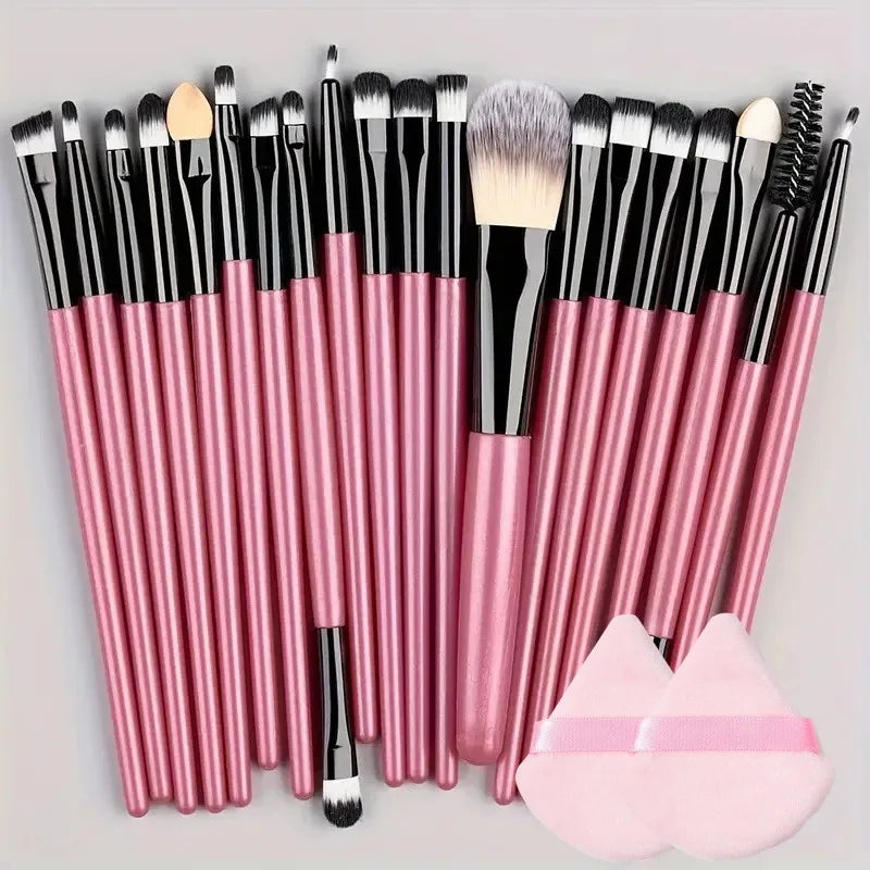 20Pcs Makeup Brush Set Eyeliner Brush Blending Brush Makeup Brushes for Cheeks Eye Cosmetic Foundation Brush Make Up Set 2035