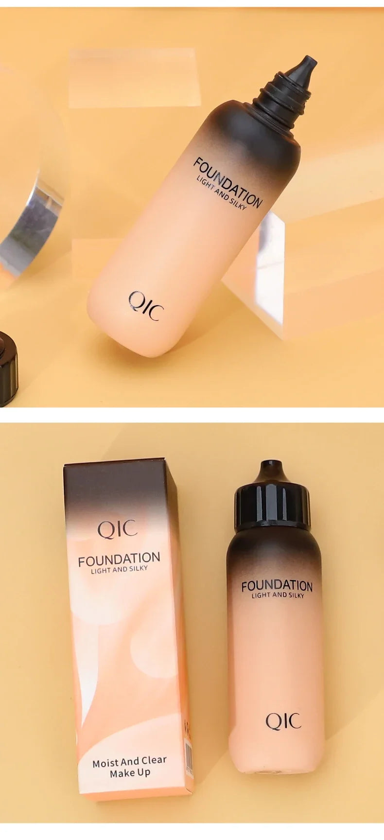 30ml Liquid Foundation Cream Waterproof Oil-control Cover Acne Base Cream Makeup Moisturize Matte Concealer Cosmetic